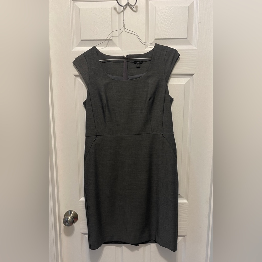 Ann Taylor dress size 10 petite. Charcoal